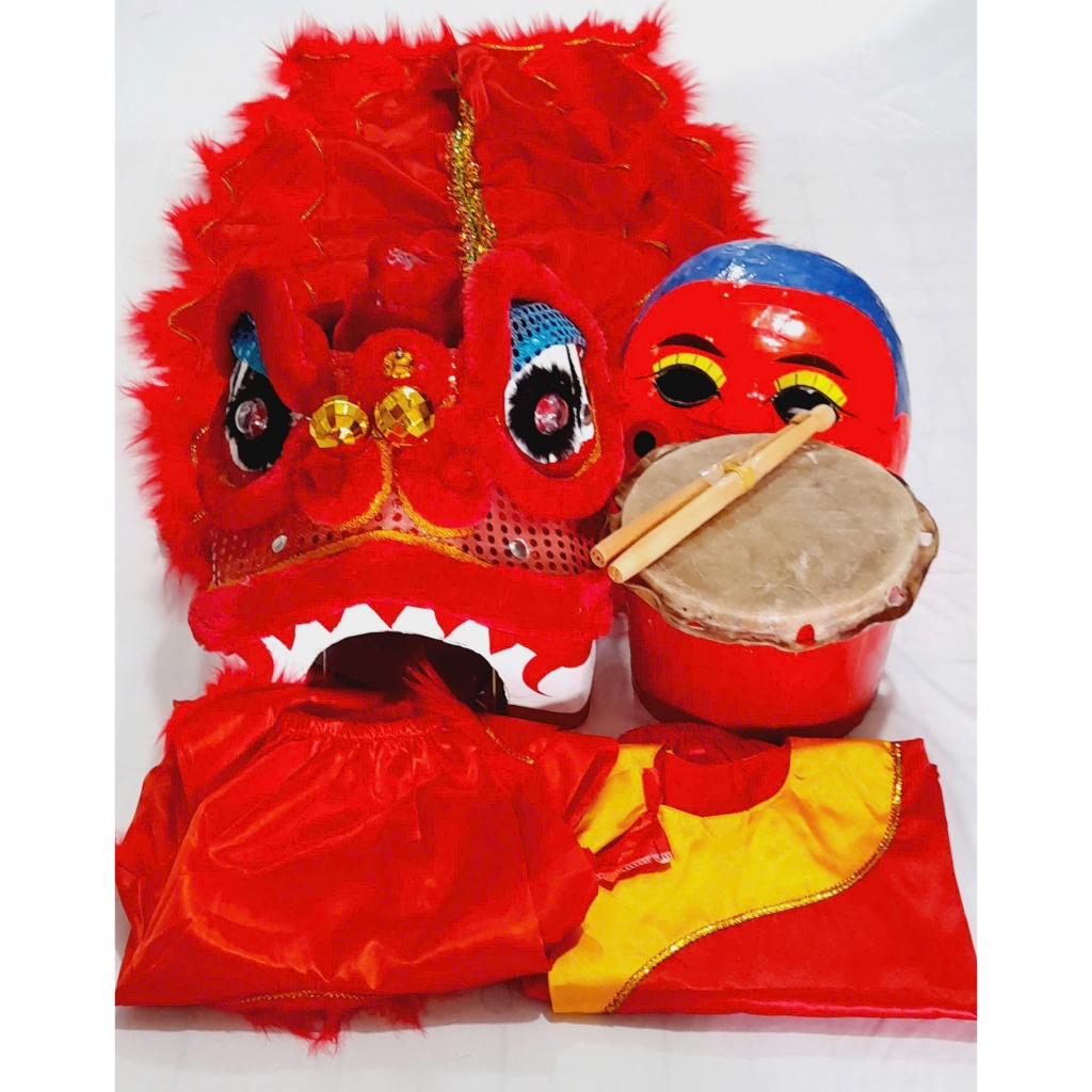 ĐỒ MÚA LÂN CHO BÉ MÀU ĐỎ